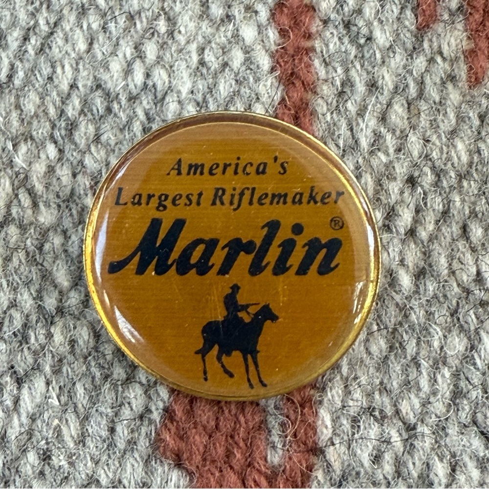 Marlin Vintage Button Pin